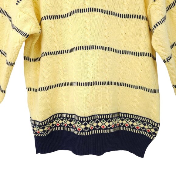 Lord Jeff Pullover Sweater Mens XL Grandpa Vintage 90s Crew Neck USA Made - Picture 10 of 16